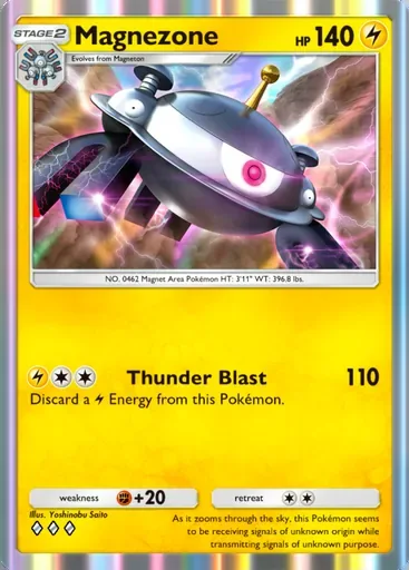 Magnezone card, Space-Time Smackdown #53