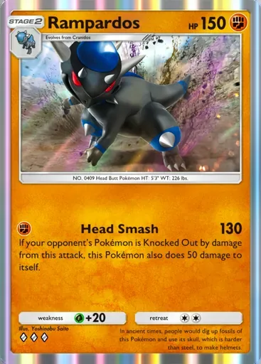 Rampardos card, Space-Time Smackdown #89