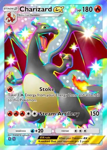 Charizard ex card, Shining Revelry #108