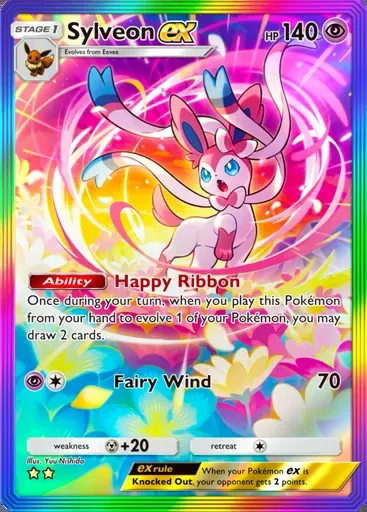 Sylveon ex card, Eevee Grove #89
