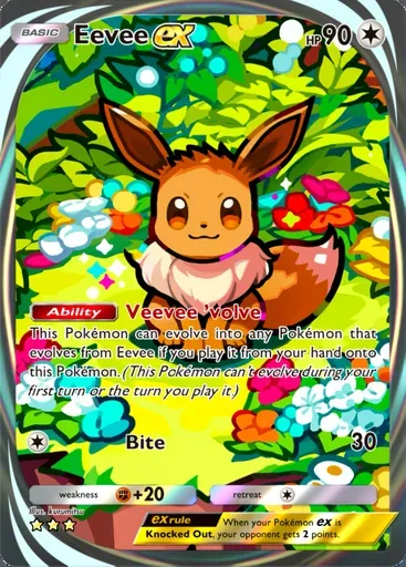 Eevee ex card, Eevee Grove #92