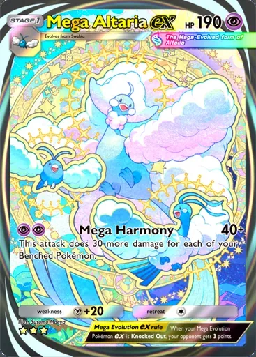Mega Altaria ex card, Mega Rising #286
